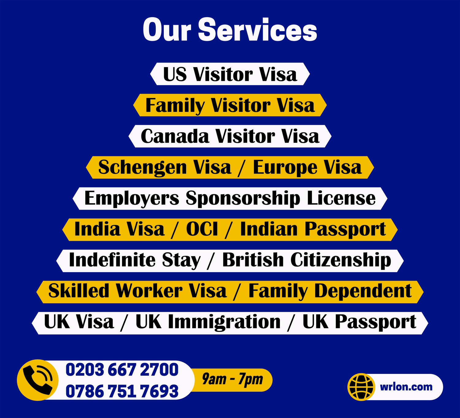 Canadian visa services